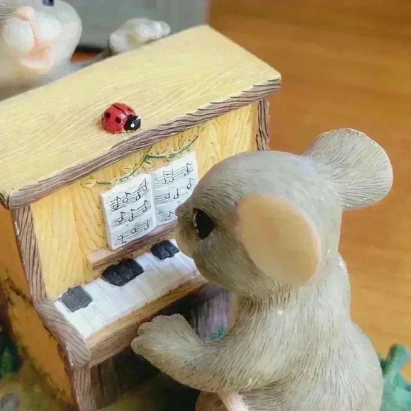 Charning Tails Fitz and Floyd Music Together SIGNED by Artist Dean Griff No Box - Picture 7 of 11